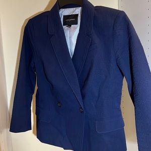 Banana Republic Navy 3/4 Sleeve Blazer - Size 2